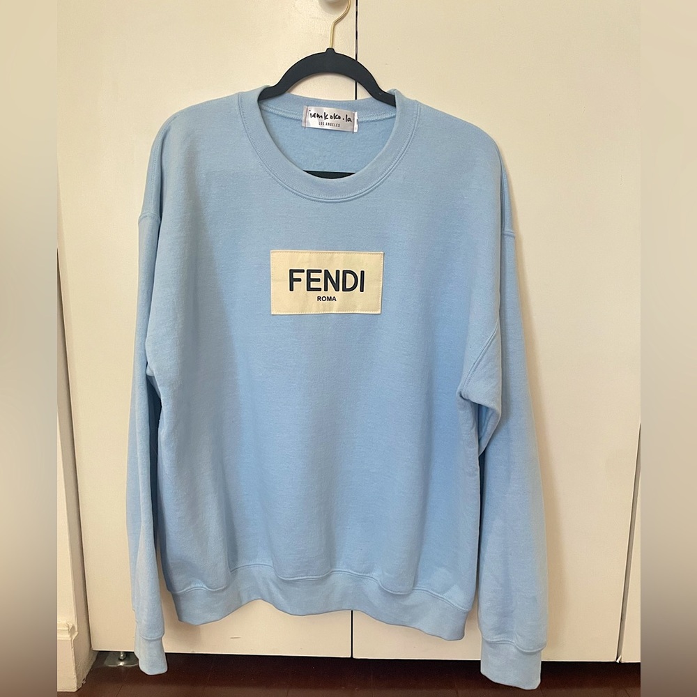Fendi Upcycled Crewneck Sweatshirt